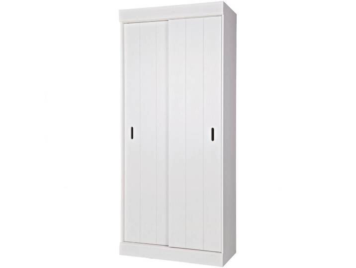 SCHIEBETÜRENSCHRANK Row Weiß B: 85cm