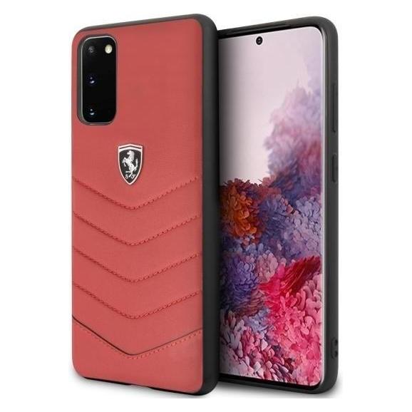 Ferrari Hardcase FEHQUHCS62RE S20 G980 Raudona (Samsung Galaxy S20) (FER000383-0)