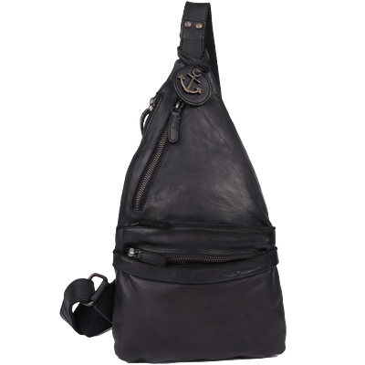 Handtasche HARBOUR 2ND "Rowan", Damen, Gr. B/H/T: 23cm x 38cm x 5cm, grau (ash), Rindsleder, Taschen Handtasche, Rucksack Damen Tasche Umhängetasche