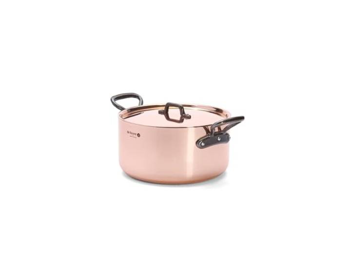 De Buyer 6466.24 Bratentopf Mit Deckel 24Cm