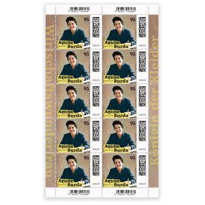 DeutschePost Briefmarken Set, 10 Stück à 95cent, Aenne Burda, Standardbrief/Postkarte, nassklebend