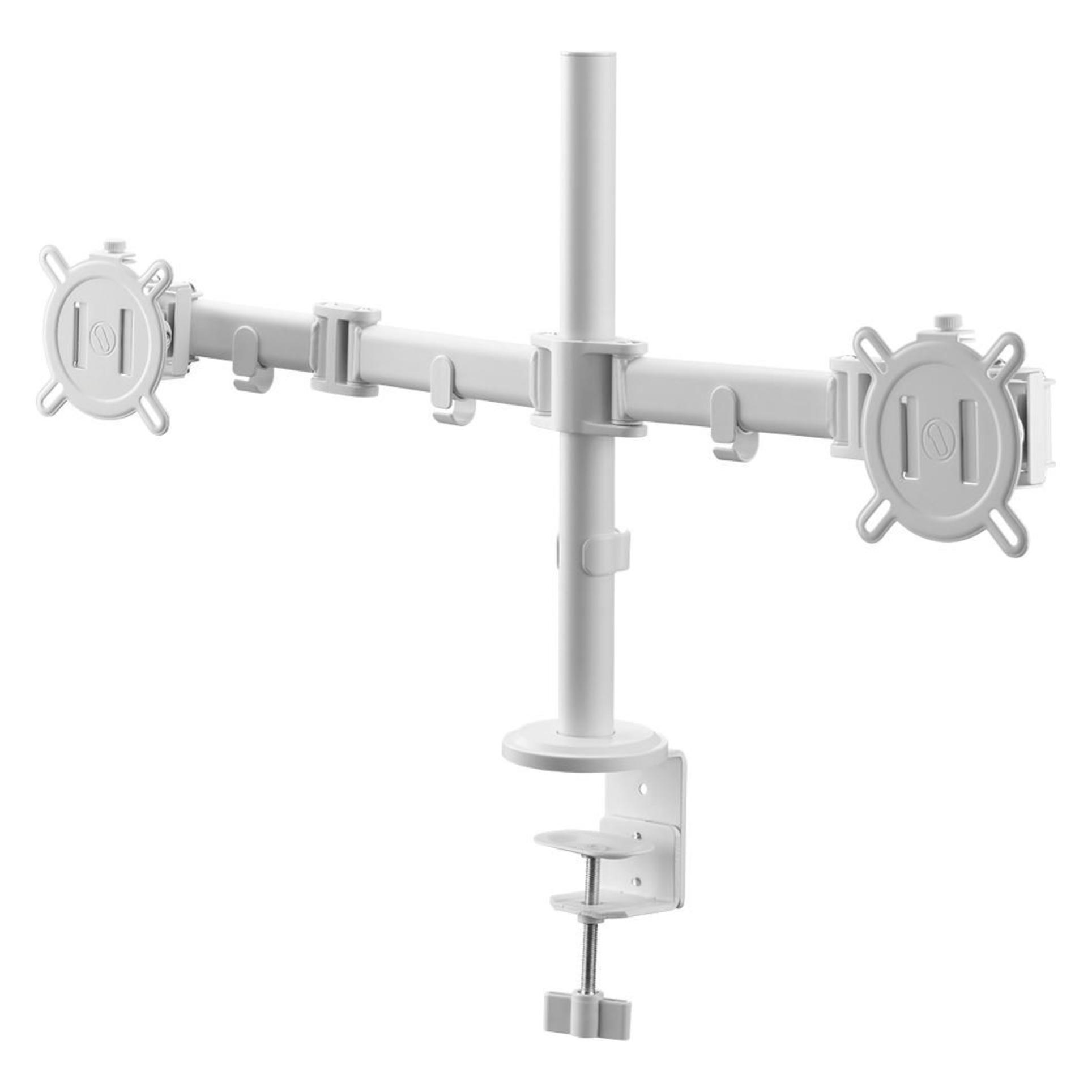 One for All Monitor Halterung Smart Dual White DM 2220 (Tisch, Wand, 32", 8 kg) (DM2220)