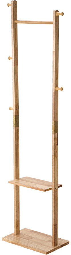 Rebrilliant Adjustable Clothing Rack Natural