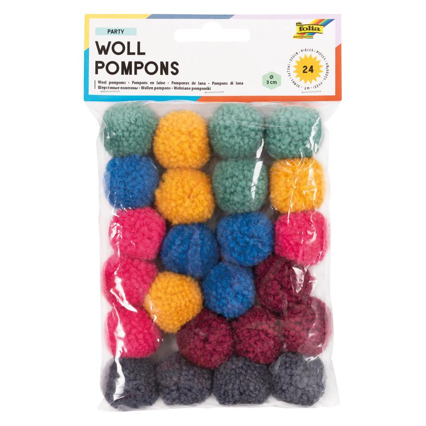 Folia Woll-Pompons (50241)