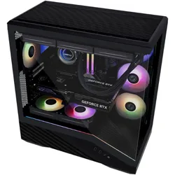 AURUMPC Gaming PC AMD Ryzen 7 5700X (2000 GB, 32 GB, AMD Ryzen 7 5700X), PC, Schwarz