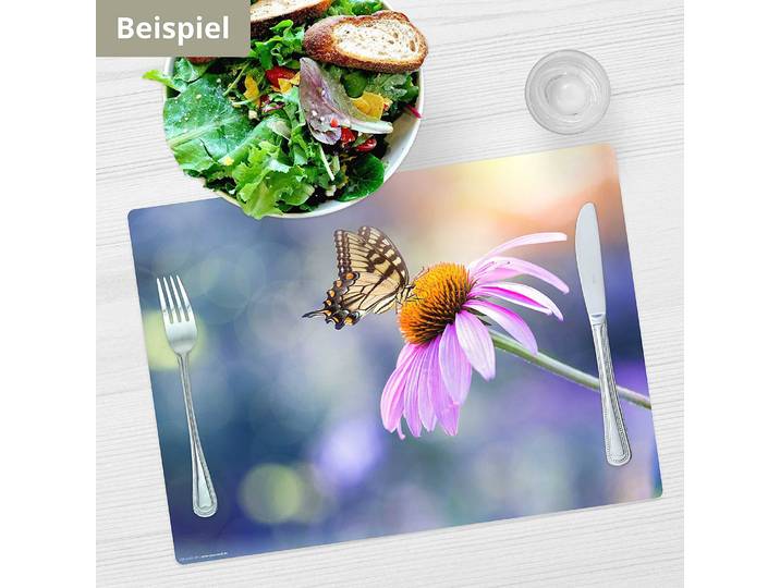 Tischset Schmetterling 4er-Set 44 x 32cm Multicolor