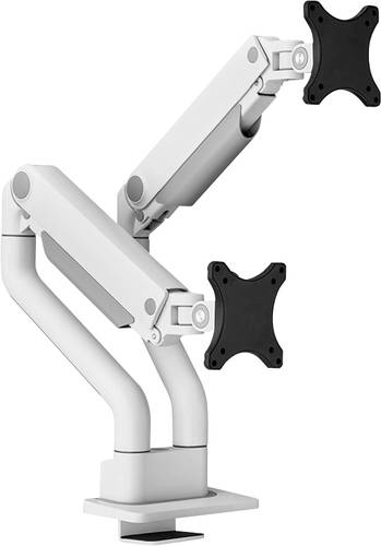 Neomounts DS70S-950WH2 Monitor-Tischhalterung 2 Display(s) 43,2cm (17 ) - 88,9cm (35 ) Schwarz Höhenverstellbar, Neigbar