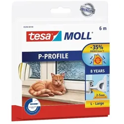 tesamoll Gummidichtung 6m x 9mm weiß
