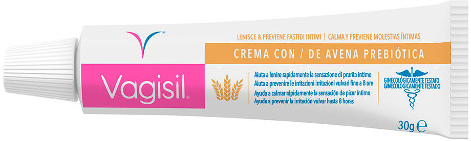 Vagisil Crema Diaria 2 en 1 avena prebiótica 30 gr