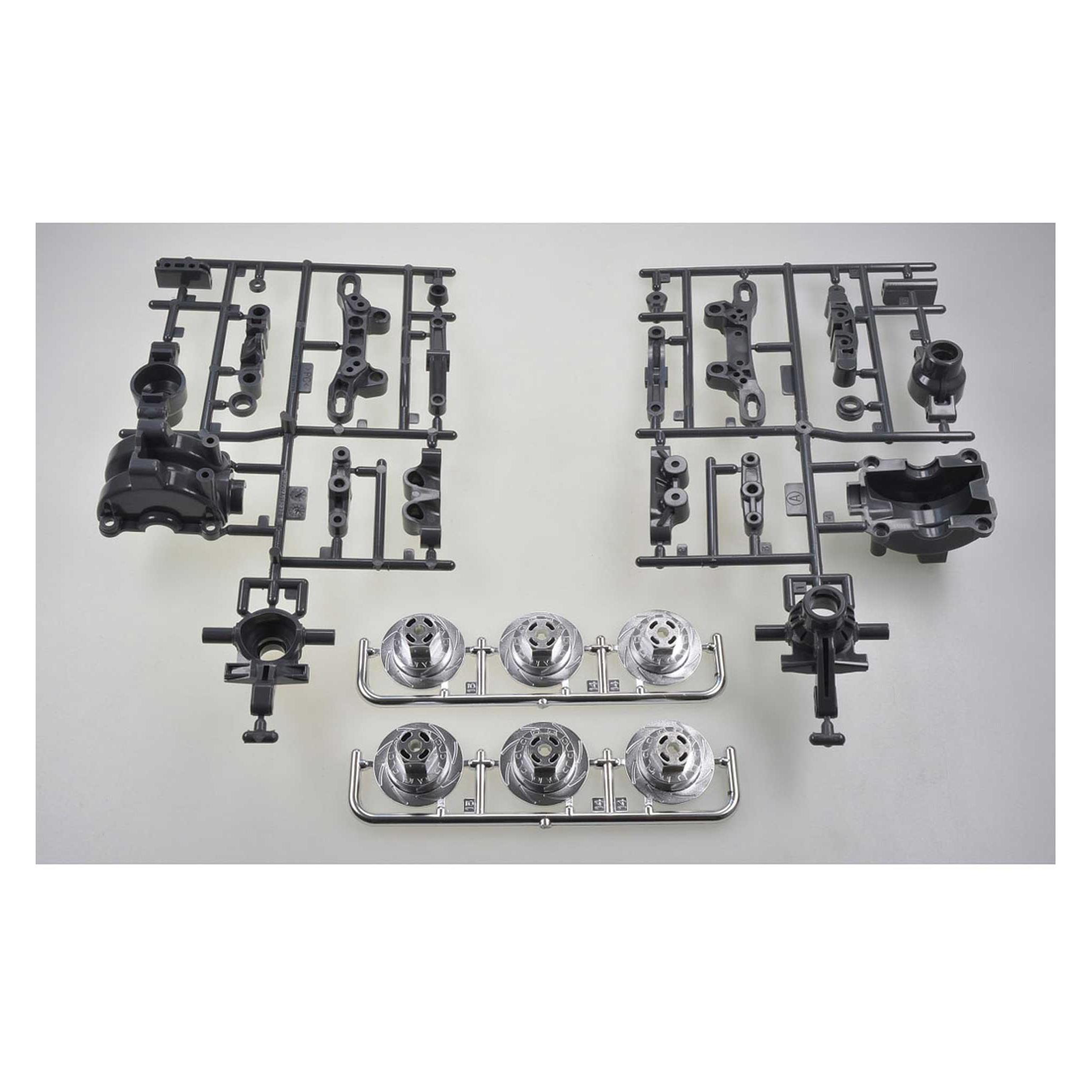 Tamiya TT-02/D A-Teile Achsschenkel vorne (2) (319000614)