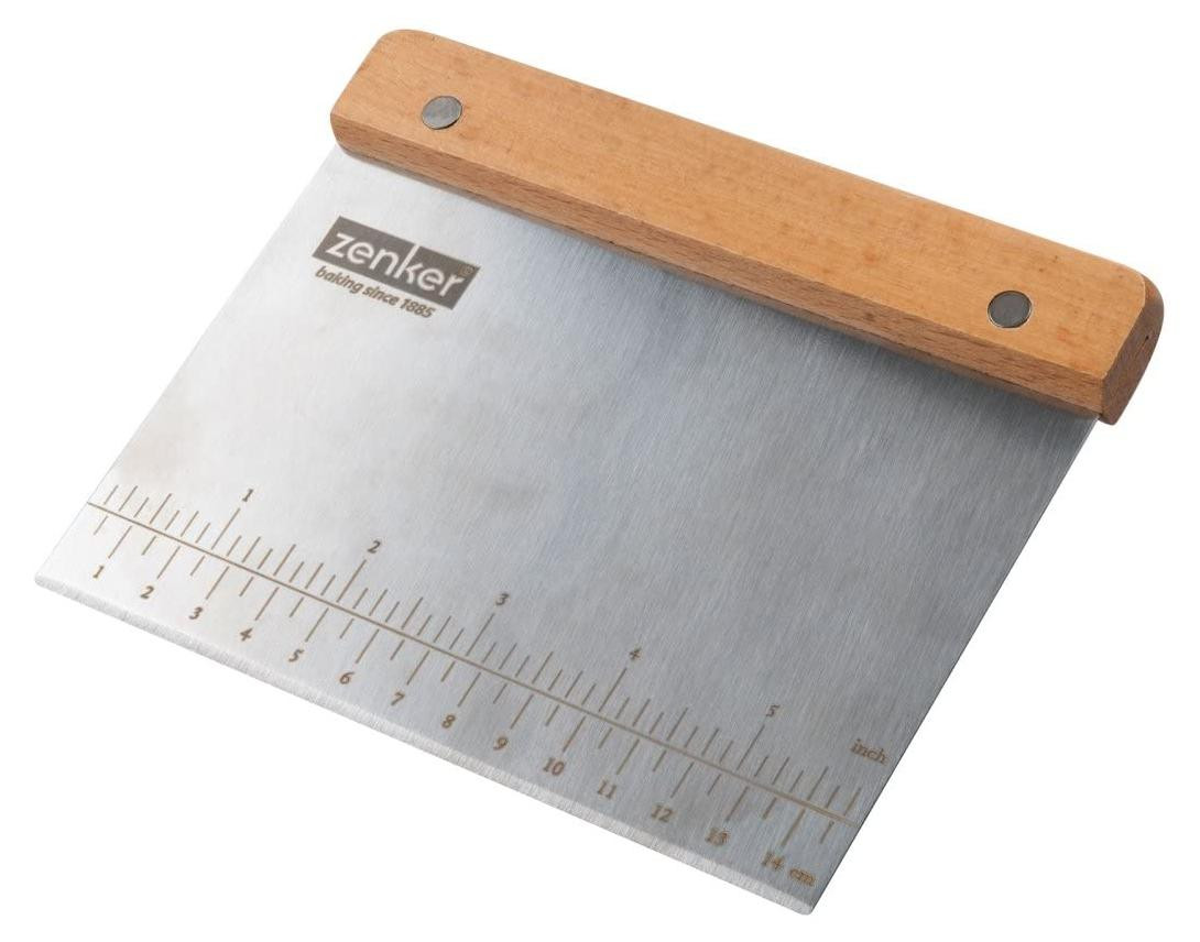 Zenker 7319 snijplank van roestvrij staal en hout
