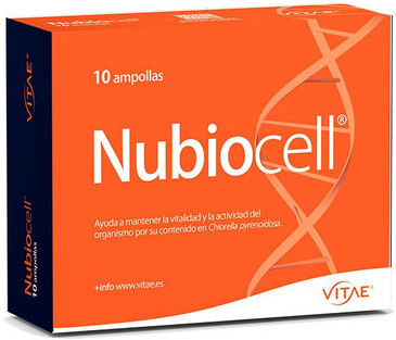 Vitae Nubiocell pure chlorella food supplement 10 vials