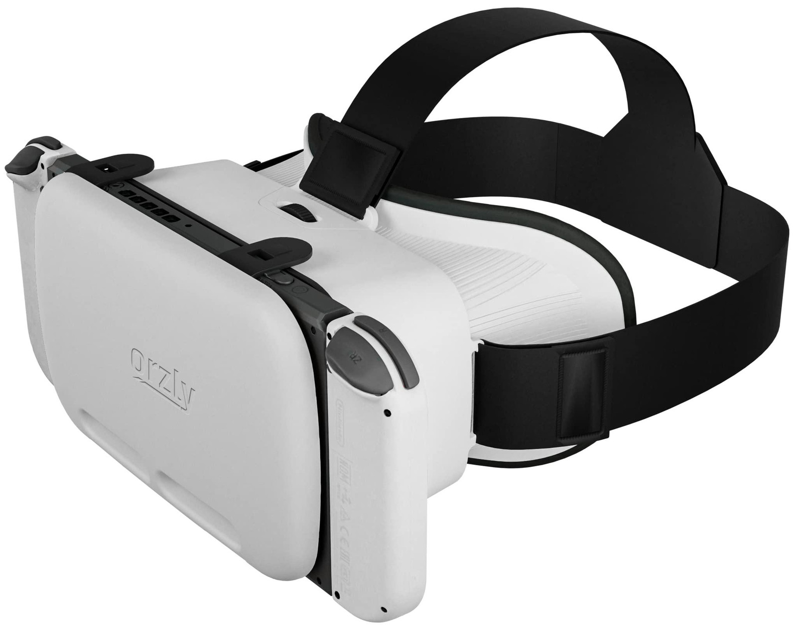 Orzly VR-bril voor Nintendo Switch en Switch OLED, met verstelbare lenzen en Labo VR compatibiliteit, Wit