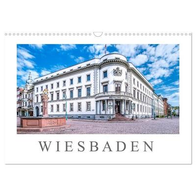 Wiesbaden Kurstadt mit Charme und Flair (Wandkalender 2026 DIN A3 quer), CALVENDO Monatskalender