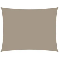 vidaXL Sonnenschirmsegel rechteckiges Oxford-Gewebe 3x4 m Taupe Modell Balcon Psi