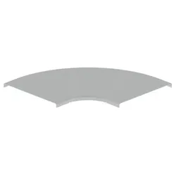 Unex Abdeckung Bogen 90° grau 66411-48
