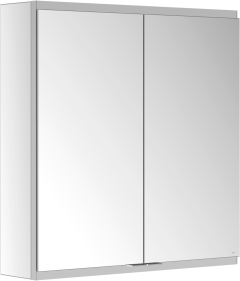 Keuco Royal Modular 2.0 Spiegelschrank 800201070100300 700 x 700 x 160 mm, 1 Steckdose, 1 Doppel-USB-Ladestelle, Wandvorbau, 2-türig