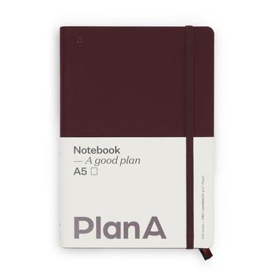 Notizbuch A5 Hardcover Cozy Fig Blanko, 240 Seiten