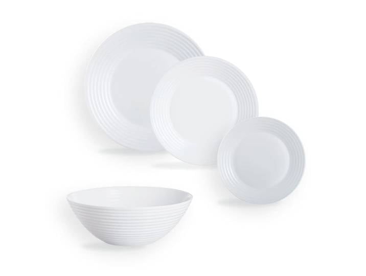 Service de table 19 pièces blanc