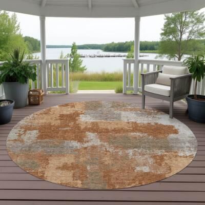 Addison Rugs Machine Washable Indoor/ Outdoor Modern Orland Chantille Rug