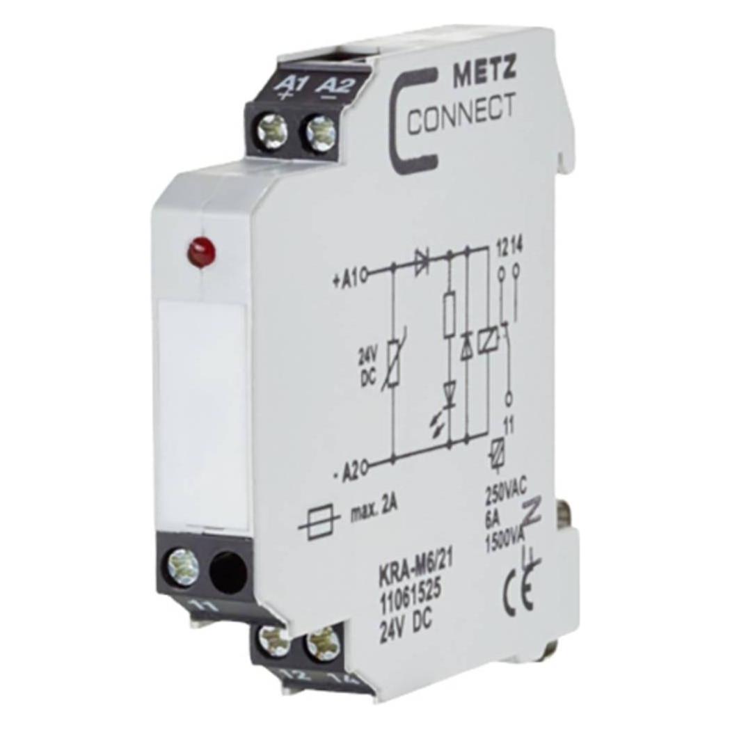 Metz Connect KRA-M6/21. Produktfarbe: Weiss, Temperaturbereich in Betrieb: -20 (11061525)