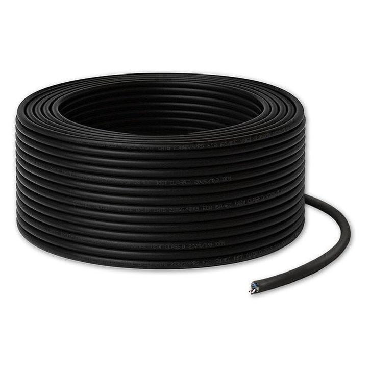 Qoltec UTP patchcord cable CAT6 LAN 100m black (UTP, CAT6, 100 m) (54562)