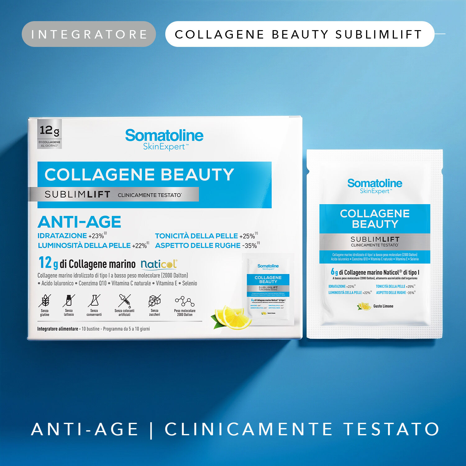 OLYOS ITALIA Srl Somatoline SkinExpert Collagene Beauty SublimLift, 10 Bustine