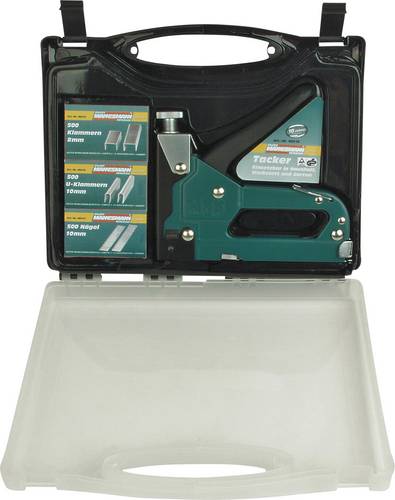 BRÜDER MANNESMANN Handtacker M48410 +500Klammern/500 Nägel