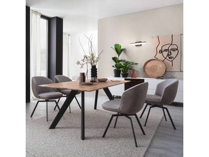 Schöner Wohnen Wandleuchte Wide, schwarz, für Badezimmer, Metall, Modern, Wandlampe