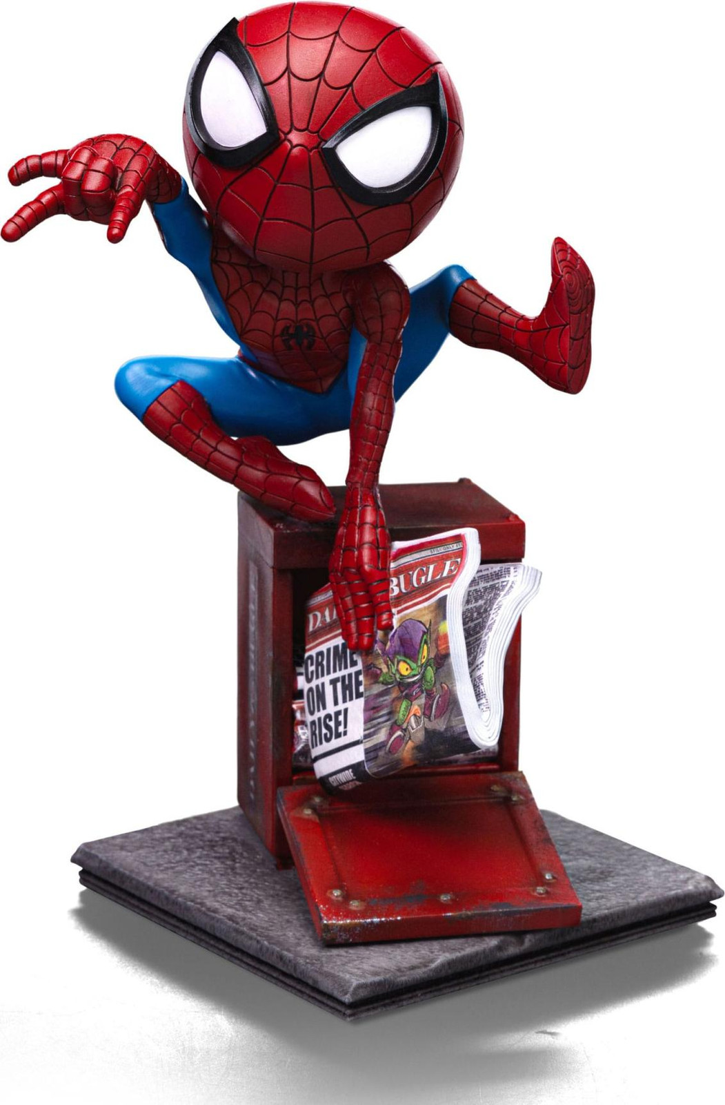 Iron Studios Marvel Mini Co. Spider-Man PVC-figuur, 17 cm