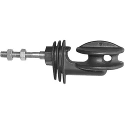 Corral, Gartenzaun, Corner insulator Super with metric thread, 10 pcs