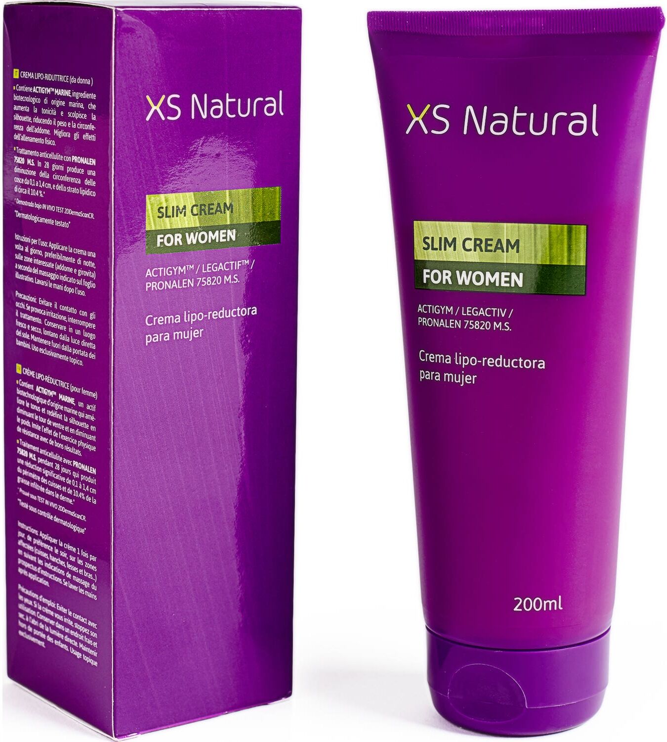 U-Body XS Natural Crema Lipo-Reductora Mujer 200 ml