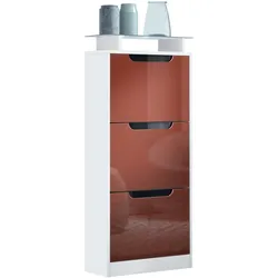 SCHUHSCHRANK Space Bordeaux Hochglanz