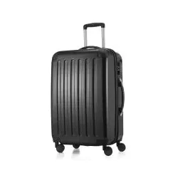 Alex - Koffer Hartschale Schwarz glänzend, TSA, 65 cm, 74 Liter REFURBISHED
