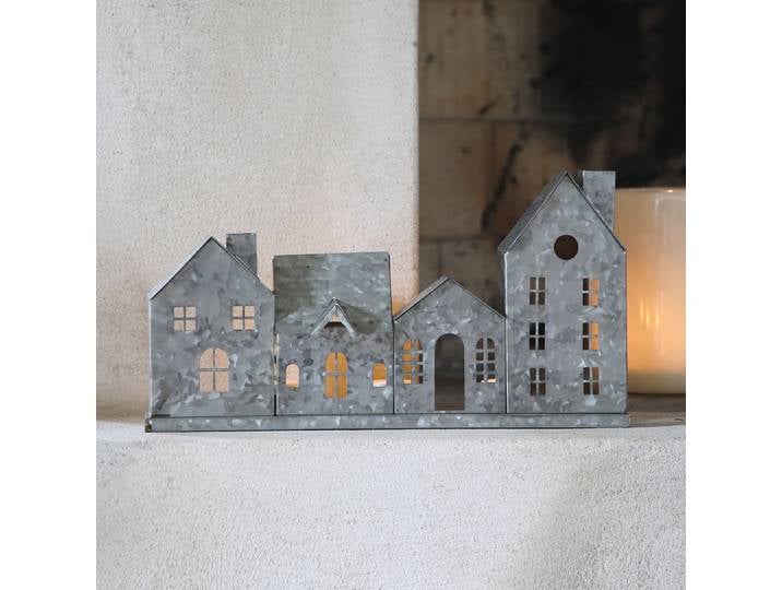Photophore Wells 8 x 20 x 38cm Gris