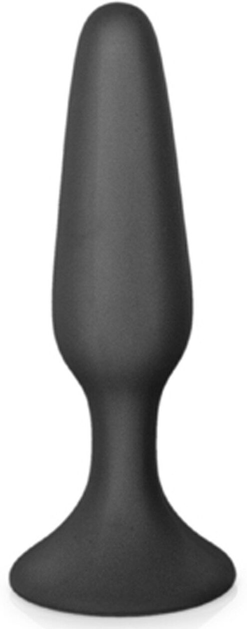 Glamy Plug anal noir 11.5cm avec ventouse