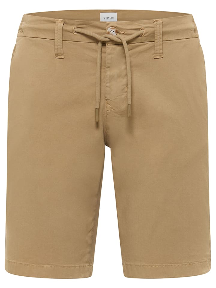 Mustang Chinoshorts "Portland" in Hellbraun - W30