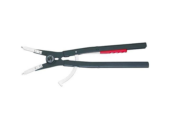 GEDORE Pince de montage pour circlips extérieurs\, Avec levier de verrouillage/protection anti-pincement\, Becs droits\, Diamètre des pointes : 4\,5 mm\, 8000 A 6