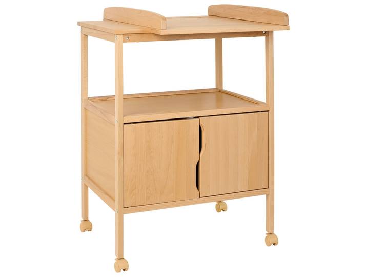 My Baby Lou Wickelkommode, Natur, Holz, Buche,Buche,Buche,Buche, Hartholz,Hartholz,Hartholz,massiv, 2 Fächer, 70x90x68 cm, Europäischer Sicherheitsstandard, DIN EN 12221, Babymöbel, Wickelkommoden & Zubehör, Wickelkommoden