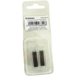 DONAU Zirkelminen 5500100-07, Härtegrad HB, für alle Zirkel, Stärke 2mm, 2 x 6 Stück