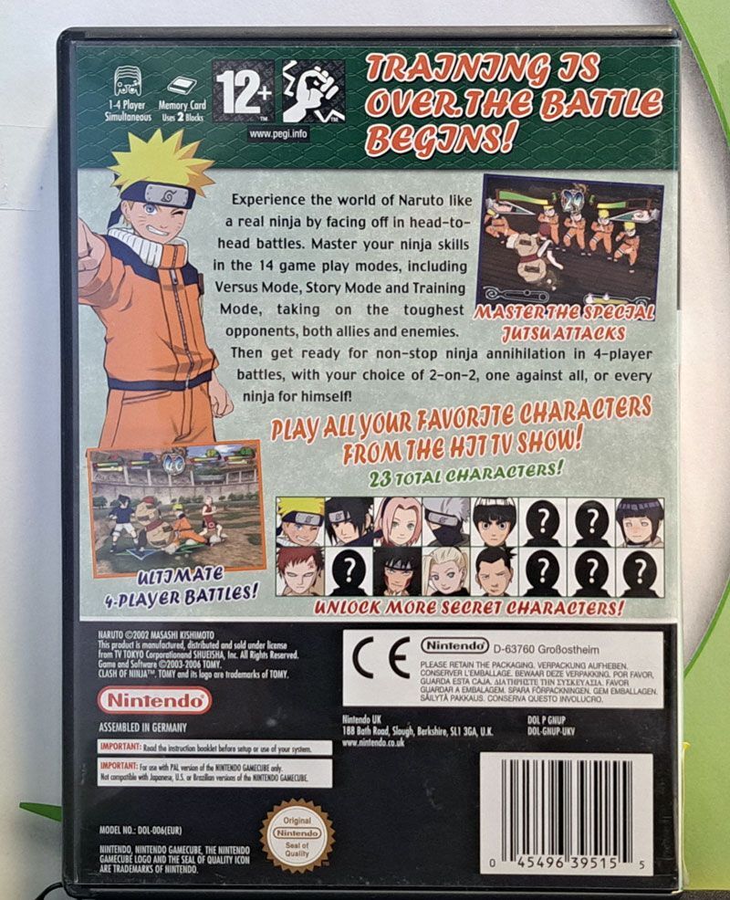 Naruto Clash of Ninja (EU) (CIB) GC (Käytetty)