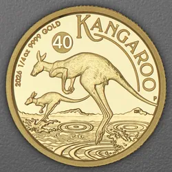 Goldmünze 1/4oz "Känguru" 2026 (PP) (Australien)