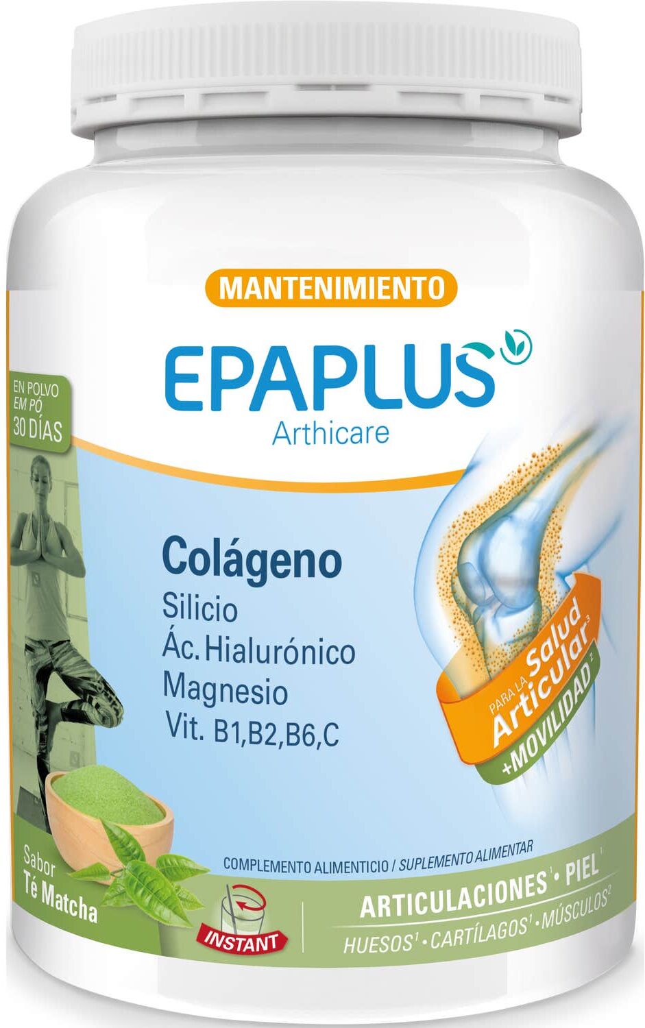 Epaplus Arthicare Mantenimiento Colágeno Sabor Té Macha 326g