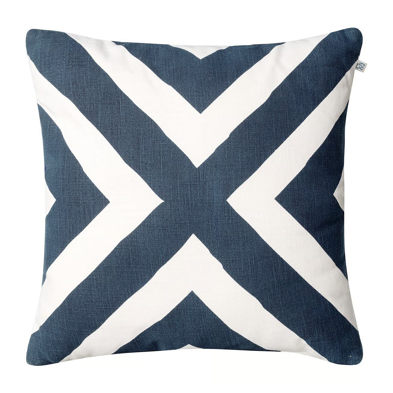 Chhatwal & Jonsson Impal Outdoor kussen blue/off white, 50 cm