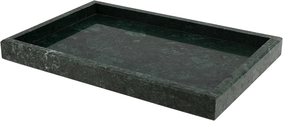 Natuurlijk Marmeren Dienblad, Rechthoekige Badkamer Organizer voor Decoratie, Breedte: 30 cm, Diepte: 20 cm
