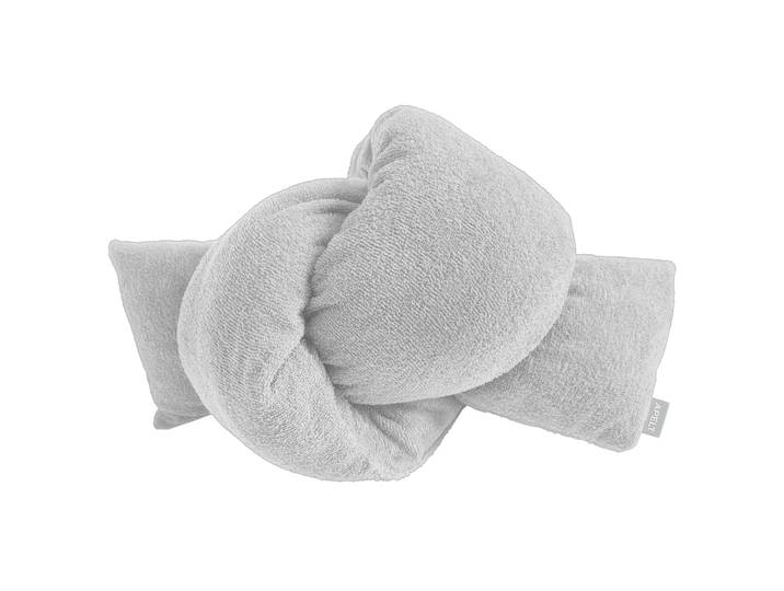 Coussin Ciao nœud Gris/Gris lumineux 31 x 53 x 10cm Tissu mélangé