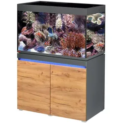 EHEIM incpiria marine 330 LED Meerwasser-Aquarium mit Unterschrank graphit-natur