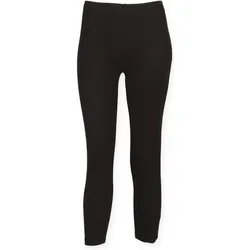 Skinni Fit, Damen, Tights, Leggings 3/4 Frau (XS), Schwarz