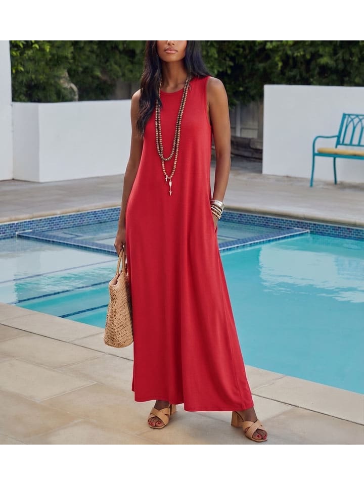Milan Kiss Kleid in Beere - M