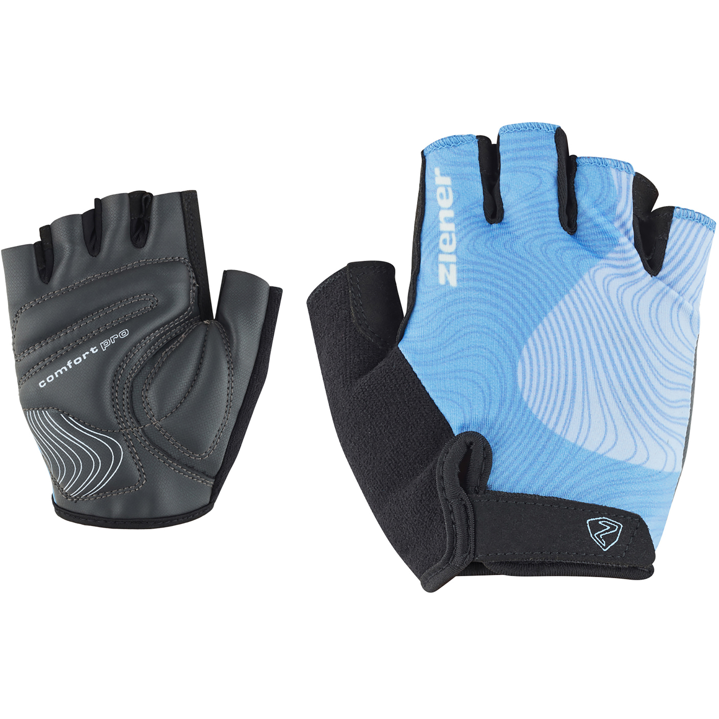 Ziener Cleni Bike Damen Fingerhandschuhe blau Größe 7 Mountainbike | Rennrad | Gravel Elastisch